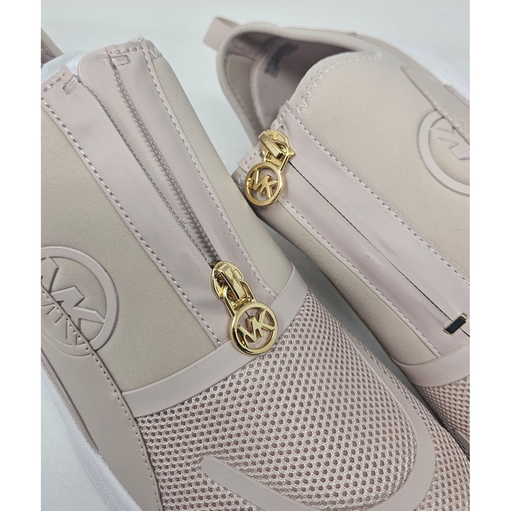 Michael Kors Sami Zip Trainer Fashion Sneakers, Ballet Pink, Women's Sz 9.5M NEW - Picture 9 of 10